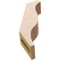 Ekena Millwork 3-inch W x 8-inch D x 12-inch H Funston Rough Cedar Woodgrain TimberThane Knee Brace, Primed BRCUR03X08X12FSTRCPR - alternate 3